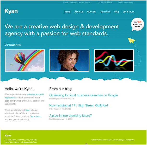 25 Examples of Web 2.0 and Traditional Design Rules Coming Together kyan