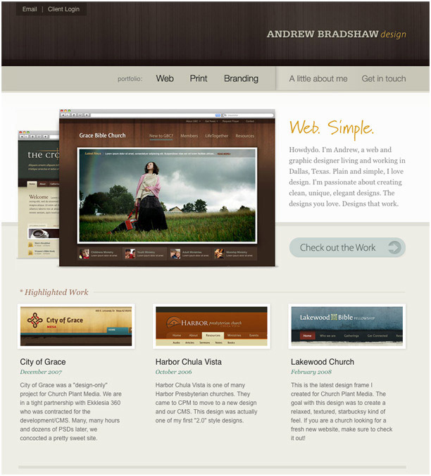 25 Examples of Web 2.0 and Traditional Design Rules Coming Together andrew bradshaw