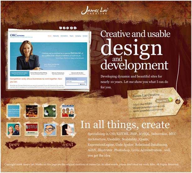 25 Examples of Web 2.0 and Traditional Design Rules Coming Together james lai