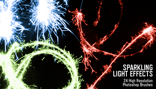 Free Photoshop Brushes: "Sparkling Light Effects" preview 12