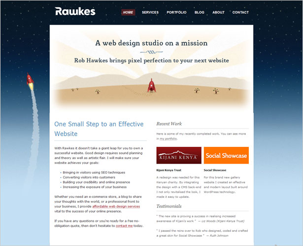 Creating the "Perfect" Portfolio Rawkes