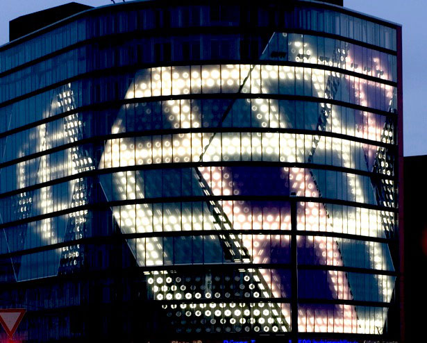 30+ Dazzling and Interactive Media Facades Potsdamer Platz