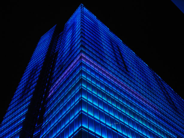 30+ Dazzling and Interactive Media Facades Dexia Tower