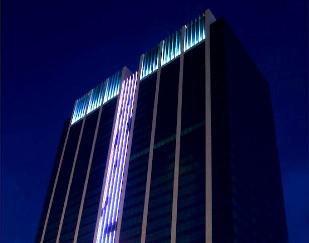 30+ Dazzling and Interactive Media Facades Brussels Finance Tower