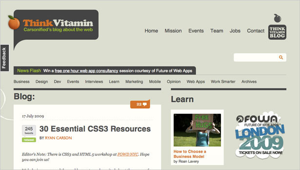 250+ Resources to Help You Become a CSS Expert 30essentialcss3resources