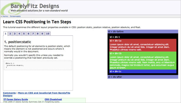 250+ Resources to Help You Become a CSS Expert learncsspositioningintensteps
