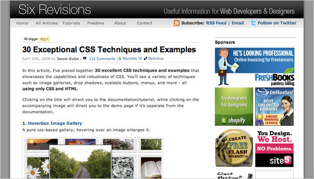 250+ Resources to Help You Become a CSS Expert