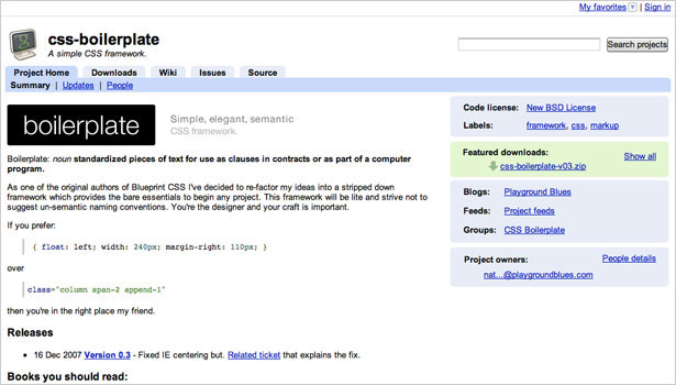 250+ Resources to Help You Become a CSS Expert cssboilerplate