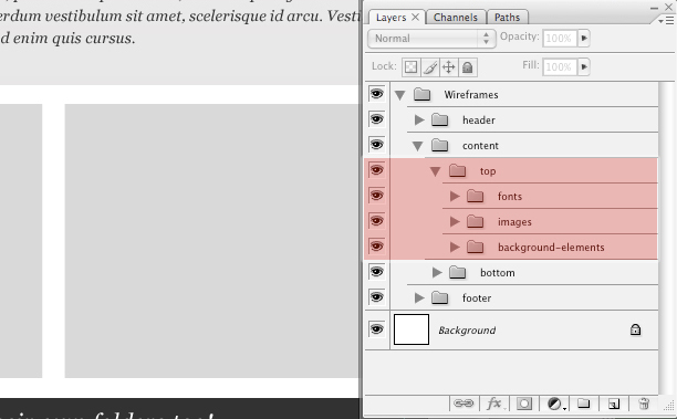How to Effectively Organize your Photoshop Layers 2c