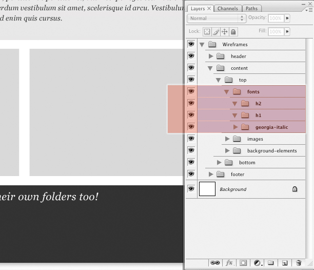 How to Effectively Organize your Photoshop Layers 2d 1