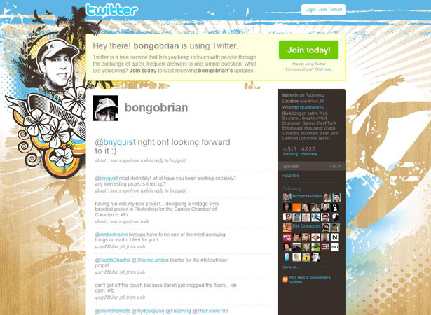 100 Creative Twitter Backgrounds Featuring Illustration Twitter Background Image