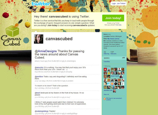 100 Creative Twitter Backgrounds Featuring Illustration Twitter Background Image