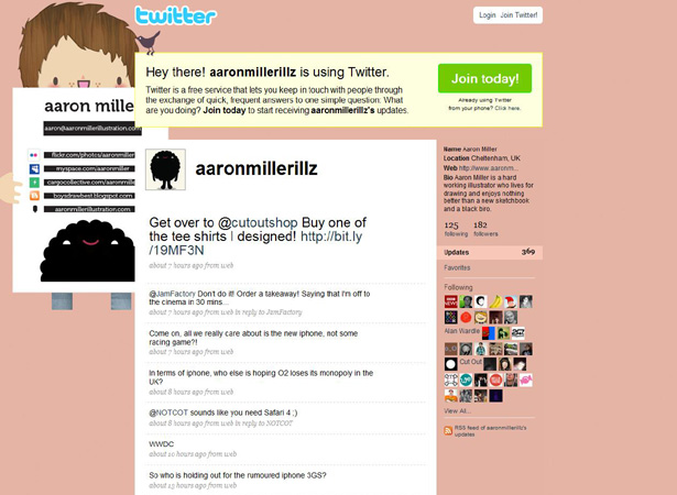100 Creative Twitter Backgrounds Featuring Illustration Twitter Background Image
