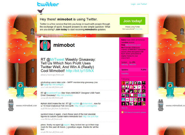 100 Creative Twitter Backgrounds Featuring Illustration Twitter Background Image