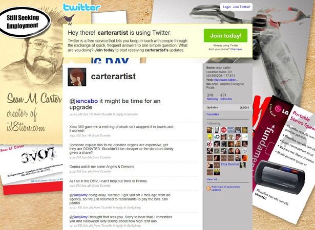 100 Creative Twitter Backgrounds Featuring Illustration Twitter Background Image