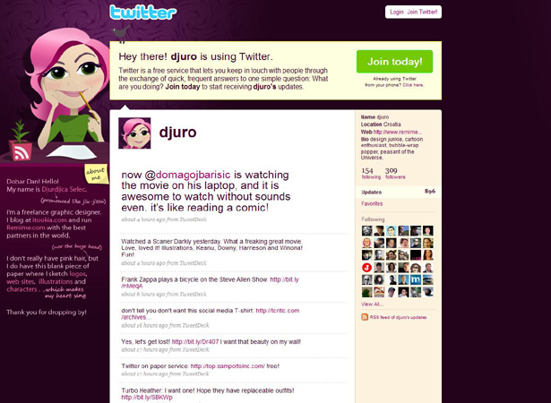 100 Creative Twitter Backgrounds Featuring Illustration Twitter Background Image