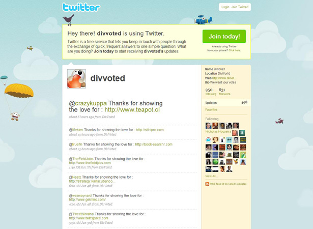 100 Creative Twitter Backgrounds Featuring Illustration Twitter Background Image