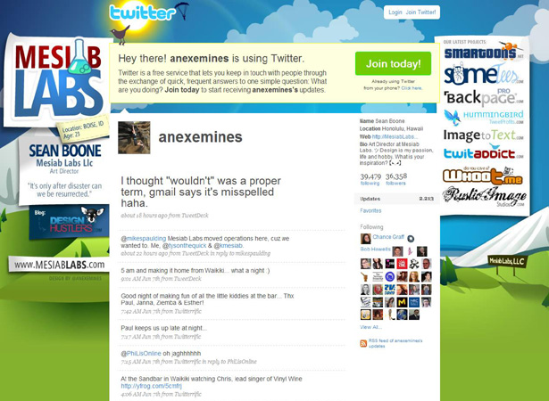 100 Creative Twitter Backgrounds Featuring Illustration Twitter Background Image