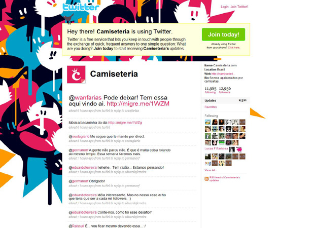 100 Creative Twitter Backgrounds Featuring Illustration Twitter Background Image