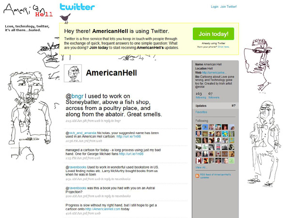 100 Creative Twitter Backgrounds Featuring Illustration Twitter Background Image