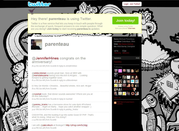 100 Creative Twitter Backgrounds Featuring Illustration Twitter Background Image