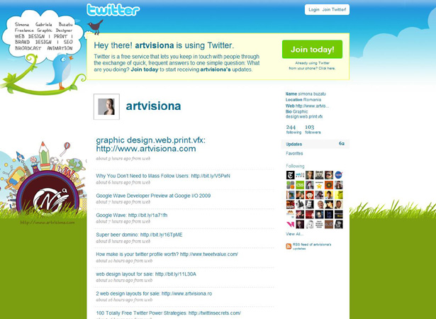 100 Creative Twitter Backgrounds Featuring Illustration Twitter Background Image