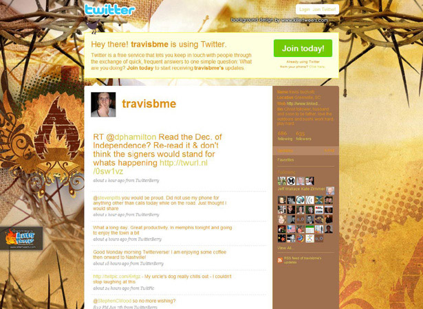 100 Creative Twitter Backgrounds Featuring Illustration Twitter Background Image