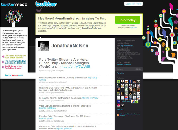 100 Creative Twitter Backgrounds Featuring Illustration Twitter Background Image