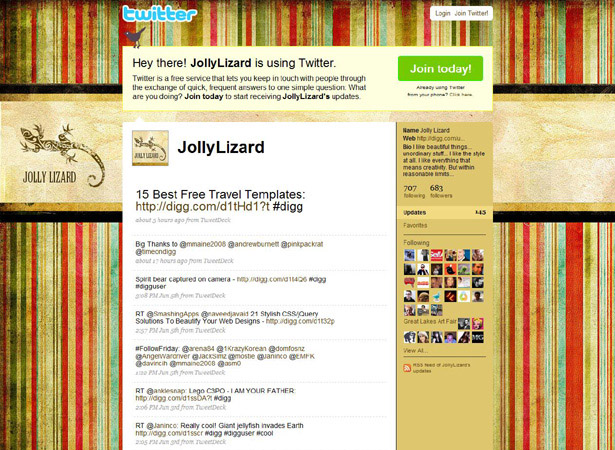 100 Creative Twitter Backgrounds Featuring Illustration Twitter Background Image