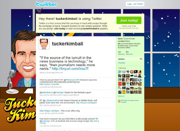 100 Creative Twitter Backgrounds Featuring Illustration Twitter Background Image