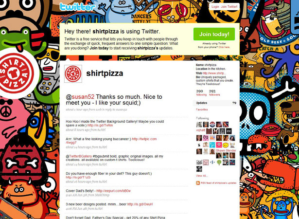 100 Creative Twitter Backgrounds Featuring Illustration Twitter Background Image