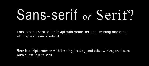 The Dos and Don'ts of Dark Web Design Font Choice