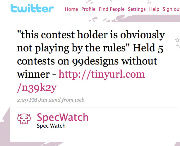 Interview with SpecWatch: <br/>The Naked Truth About Design Contests 7 103