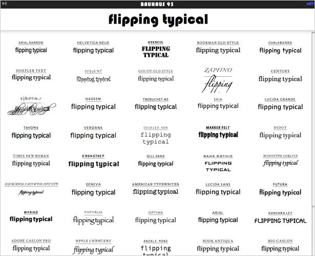 Massive Compilation of Designer Tools flipping typical