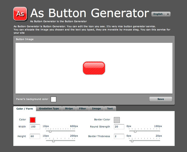 Massive Compilation of Designer Tools As Button Generator