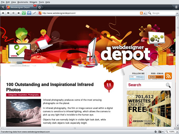 Massive Compilation of Designer Tools browsershots