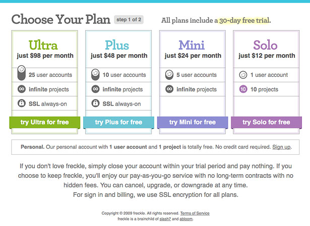 25 Inspiring Examples of Sign-Up Pages table 8