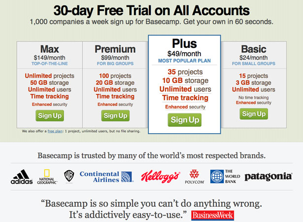25 Inspiring Examples of Sign-Up Pages table 13