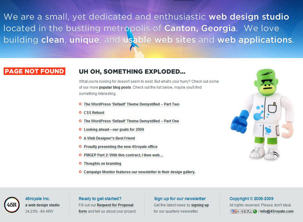 50 Creative and Inspiring 404 Pages 404 Post Image