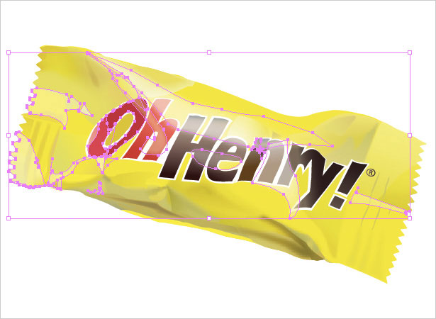 Create a Realistic Candy Bar in Illustrator highlights2