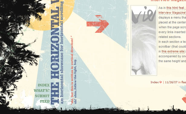 10 Web Design Rules That You Can Break The Horizontal Way
