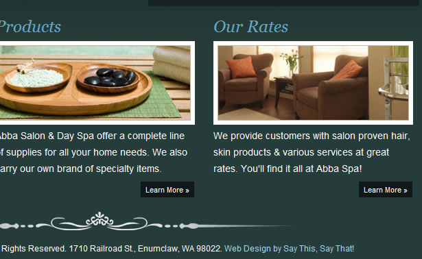 10 Web Design Rules That You Can Break Abba Salon