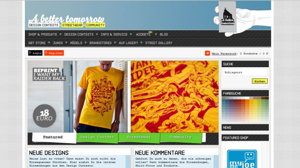 26 Examples of Online T-Shirt Shops A Better Tomorrow