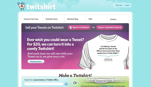 26 Examples of Online T-Shirt Shops Twitshirt