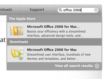 Apple search