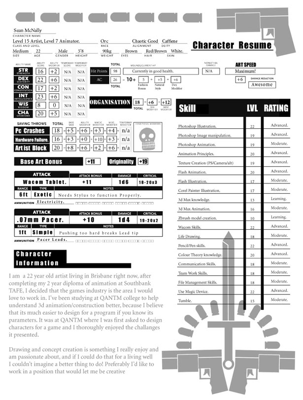 30 Artistic and Creative Résumés 16 95