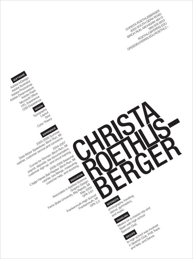 30 Artistic and Creative Résumés 21 52