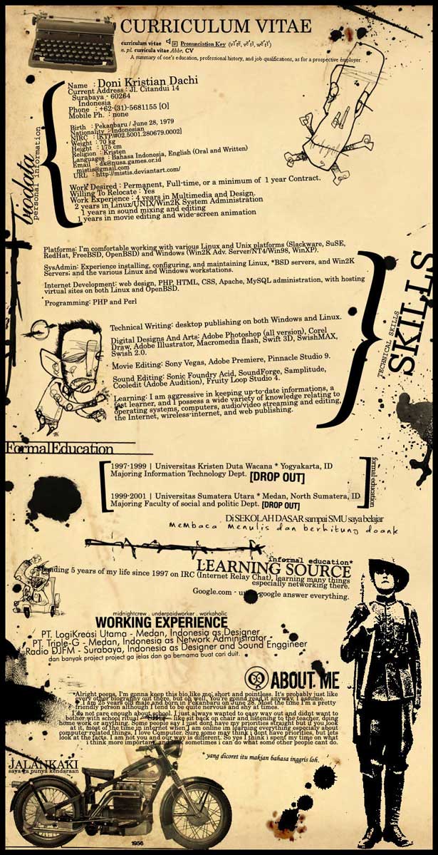 30 Artistic and Creative Résumés 25 38