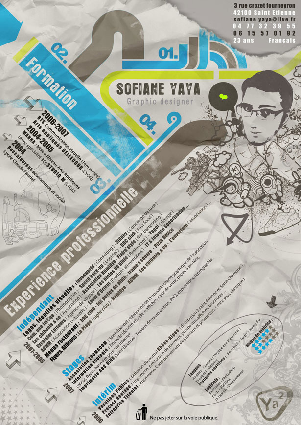 30 Artistic and Creative Résumés 37 14