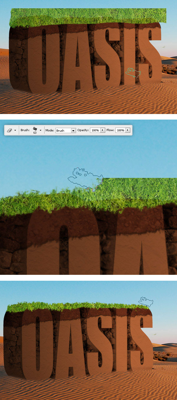 Create a 3D Text Scene Using Photoshop oasis 14